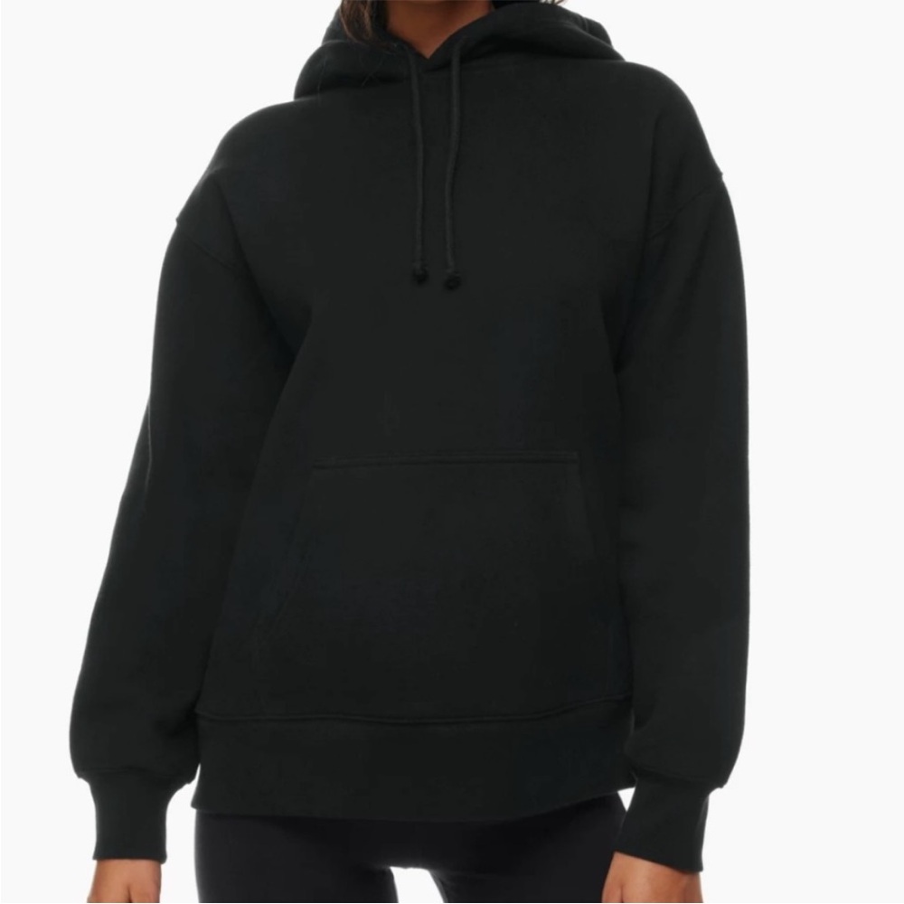 Black TNA Aritzia Boyfriend Hoodie